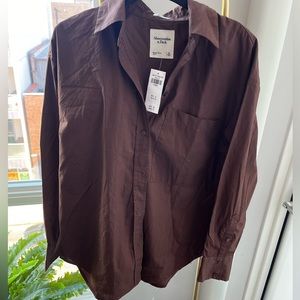 Abercrombie shirt. Brown never worn